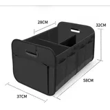 Faltbare Kofferraumtasche, Auto-organizer, Aufbewahrungsbox, 58 Cm X 32 Cm X 37 Cm
