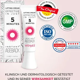 Vitayes Instant Ageback Lifting Cream mit Sofortwirkung 7 ml