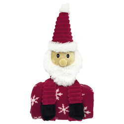 Nobby Plüsch Weihnachtsmann mit Decke
