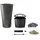 LECHUZA Delta 30 Komplettset 30 x 30 x 56 cm anthrazit metallic