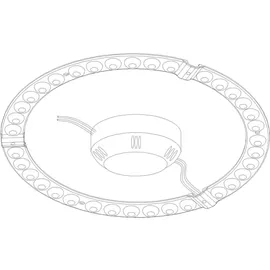 dotlux LED Sanierungsleuchte QUICK-FIXadapt 18W 3000K