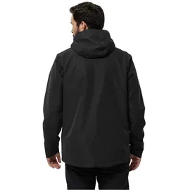 Jack Wolfskin Luntal 3in1 Jacke - Black - 2XL