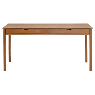 INOSIGN Schreibtisch »Gava«, (1 St.), Kiefer massiv, eingefräste Griffmulden, Höhe 80 cm