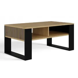 magowa Couchtisch Modern Schwarz Eiche 90 x 50 cm