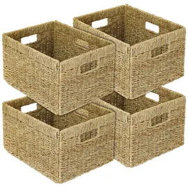HMF Aufbewahrungskorb 35 x 25 x 20 cm 4-tlg. beige