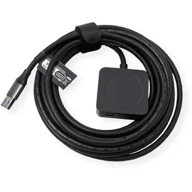Value USB 3.2 Gen 1 Hub, (2x USB-A + 2x USB-C), mit Verlängerungskabel, 5 m