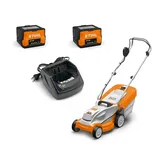STIHL RMA 235 mit 2x Akku AK 20 und Ladegerät AL 101 Akku-Rasenmäher AK-System