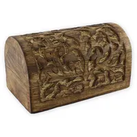 Budawi Budawi® kleine Holztruhe Lebensbaum Mangoholz Holzbox Holzkiste Schmuckkästchen