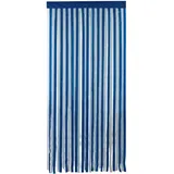 Wenko Türvorhang 90 x 200 cm Blau-Weiß