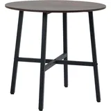 Esszimmertisch Esstisch Küchentisch für 4 Personen, Wohnzimmertisch für Esszimmer, Küche, Stahl, Braun, 80 x 80 x 76 cm - Braun