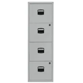 BISLEY Home PFA Hängeregistraturschrank 41,3 x 40 x 128,3 cm silber