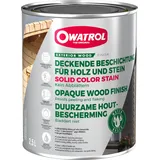 Owatrol Solid Color Stain Wetterschutzfarbe, Acryl-Decklack - 2.5 l