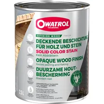 Owatrol Solid Color Stain Wetterschutzfarbe, Acryl-Decklack - 2.5 l