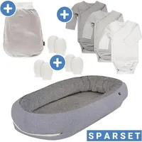 Alvi 8-tlg. Schlummer-Set - Nestchen + 3 Bodys + +