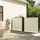vidaXL Seitenmarkise 120 x 1200 cm Creme Stahl