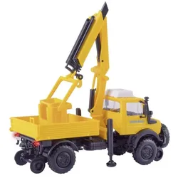 Zweiwege UNIMOG GleisBau mit Arbeitskran und Korb - Funktionsbausatz Modell von ...