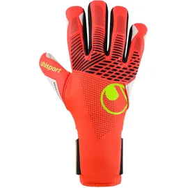 Uhlsport Torwarthandschuhe Absolutgrip HN Fluo Rot/Weiß/Fluo Gelb 9,5