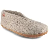 WoolFit handgewebte Hüttenschuhe 'Woolies' Barfuß-Hausschuhe aus 100% Bio Schurwolle, ungefärbt, Gr. 38 - 38 EU