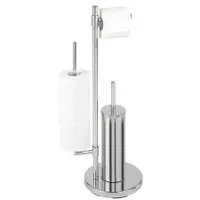 Wenko WC-Garnitur Universalo Neo silber Metall