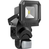 ESYLUX Außenstrahler Aluminium 10 W 1020lm inkl. Bewegungsmelder schwarz