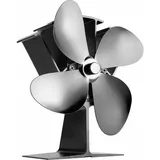 Holzofenventilator 40 °c Start Leiser Betrieb, 4 Flügel Ofenventilator Ist Wärmebetrieben, Ecofan Für Holzofen, Kamin