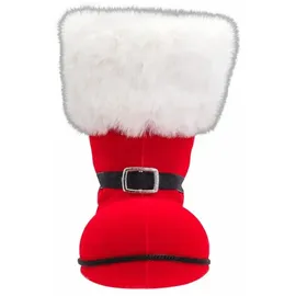 IDENA Nikolausstiefel rot 16x11x18cm Weihnachten Deko - Geschenkverpackung