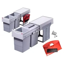 HAILO Besen Kehrset 1068569 Rot Schwarz