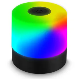 B.K.Licht Außen-Tischleuchte LED 7 cm Akku schwarz 1 Stk.