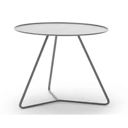 Steely Couchtisch 42cm alufarbig matt