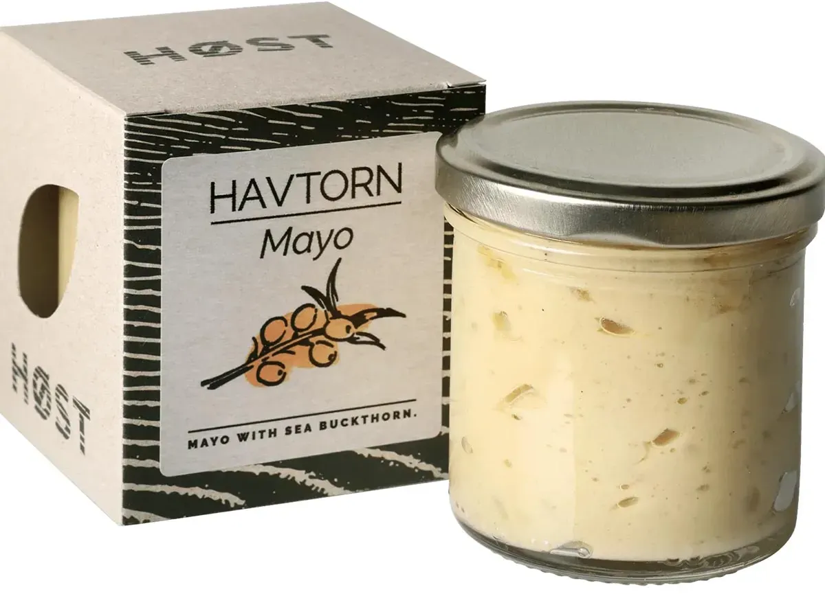 HØST Havtorn Mayo - Sanddorn Mayonnaise mit Hafermilch & Sonnenblumenöl