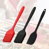 QOWUXHZ 2 Stück Silikonpinsel Und 1 Stück Silikon Spatel Backpinsel Silikonpinsel Küchenpinsel Kochpinsel Bpa Freies Silikon In Lebensmittelqualität Pinsel Küche Wärmebeständigkeit Pinsel