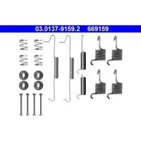 ATE Zubehörsatz Bremsbacken Hinten 03.0137-9159.2 für VW Lt 28-35