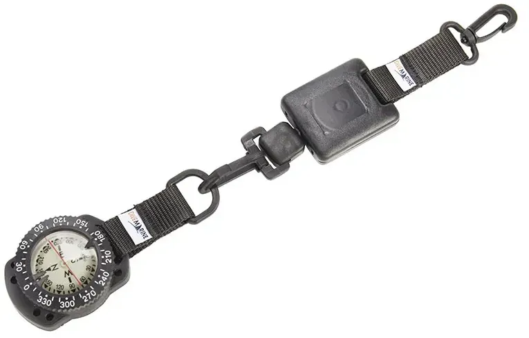 Divemarine Spherical Dive With Retractor Ø 60 Mm Kompass - Black - One Size