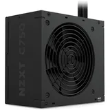 NZXT C750 Bronze ATX 3.1 - Nicht-modulares Netzteil - 750 Watt - 12V-2x6 Anschluss - 120mm FDB Lüfter - Kompakte 140mm Größe - Schwarz
