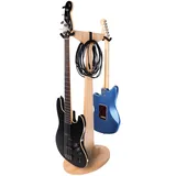 GATOR Elite Series Doppel-Gitarrenständer Braun