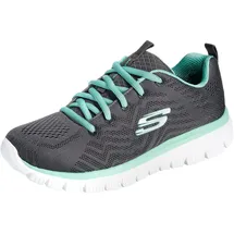 SKECHERS Graceful - Get Connected Charcoal / Green 38