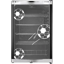 CUBES HC 258 E Getränkekühlschrank (115 l, 845 mm hoch, Schwarz)