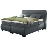 ed exciting design EVOLUTION Boxspringbett mit Motor 180x200cm elektrisch Doppelbett Anthrazit Ausführung:Variante 2