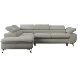 MKS Meble Ecksofa Boucle 3-Sitzer Grau