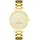Nine West Women's Crystal Accented Bracelet Watch Gold