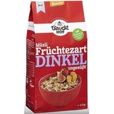 Bauckhof Müsli Dinkelmüzli Früchtezart, BIO, ohne Zuckerzusatz, 425g