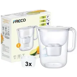 Freco by Bluetech 4L Wasserfilterkrug mit LCD-Timer. inklusive 3 Filtern