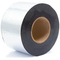 SILISTO Bitumenband Reparaturband alu, 5cm x 10m, wasserdicht, selbstklebend