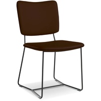 bert plantagie Stuhl Kiko K11 Leder Braun Hellbraun