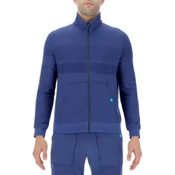 UYN Herren Unterjacke NATURAL TRAINING OW FULL, Blue Dephts, M