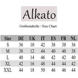 Alkato Langarmshirt Beige M