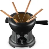 Le Creuset Käsefondue-Set Schwarz,