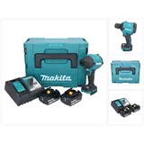 Makita DAS 180 RGJ Akku Gebläse 18 V Brushless + 2x Akku 6,0 Ah + Ladegerät + Makpac