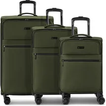 Bugatti Valencia Soft Koffer-Set 3-tlg. grün