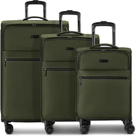 Bugatti Valencia Soft Koffer-Set 3-tlg. grün